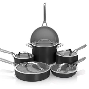 Ninja Ceramic Pro 11-PC Non-Stick Cookware Set- Black